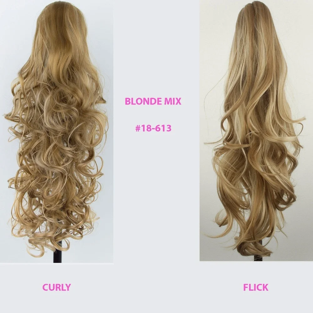 Wavy Long Hairpiece in Light Brown – Women's Hair Accessory